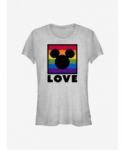 Disney Mickey Mouse Love Rainbow Box T-Shirt $8.76 T-Shirts