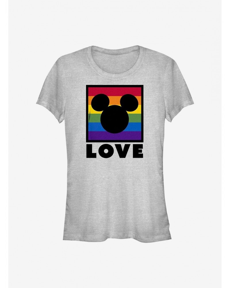 Disney Mickey Mouse Love Rainbow Box T-Shirt $8.76 T-Shirts