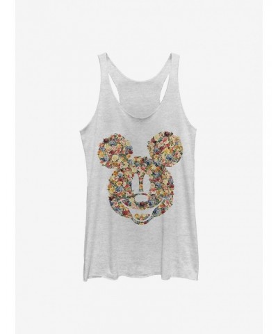 Disney Mickey Mouse Floral Mickey Girls Tank $9.12 Tanks