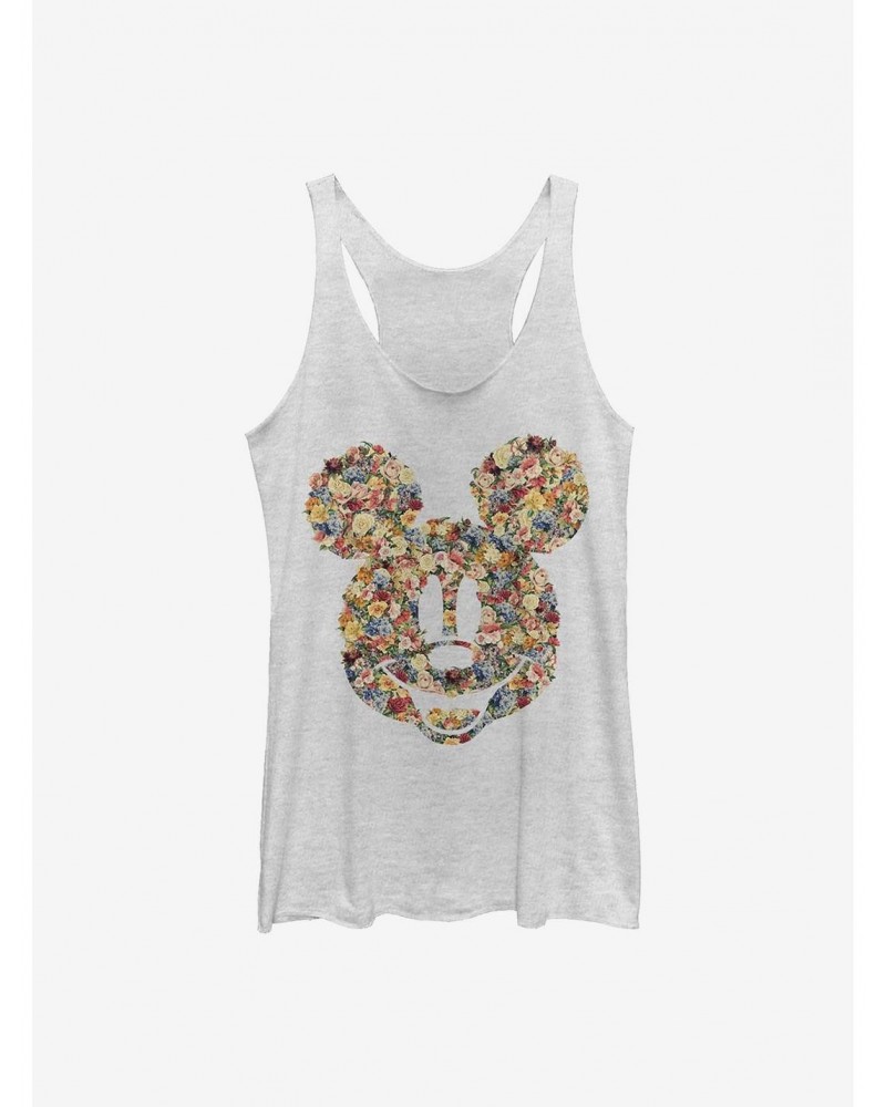 Disney Mickey Mouse Floral Mickey Girls Tank $9.12 Tanks