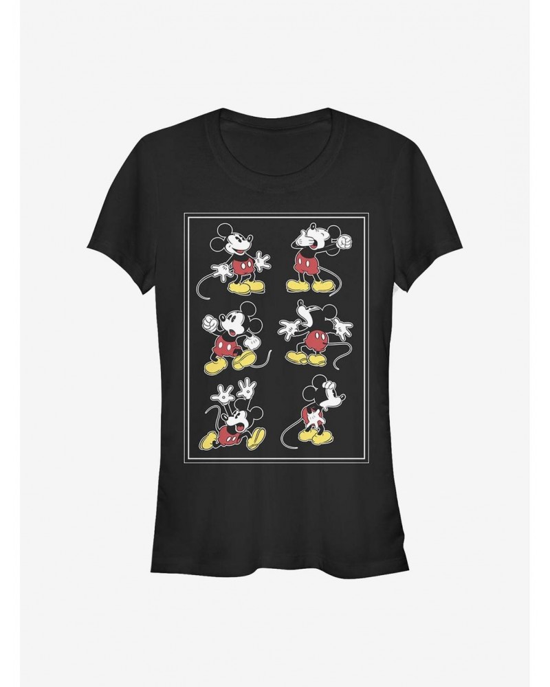 Disney Mickey Mouse Mickey Looks Girls T-Shirt $7.57 T-Shirts