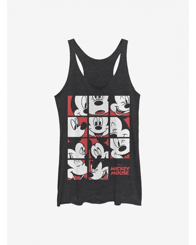 Disney Mickey Mouse Mickey Mouse Expression Grid Girls Tank $8.91 Tanks