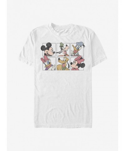 Disney Mickey Mouse Mickey And Friends Grid T-Shirt $6.69 T-Shirts