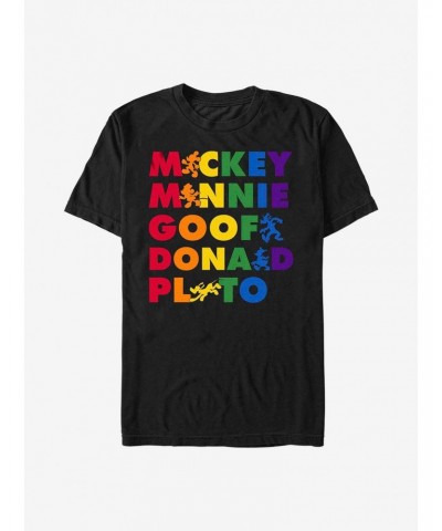 Disney Mickey Mouse Rainbow Friends T-Shirt $6.88 T-Shirts