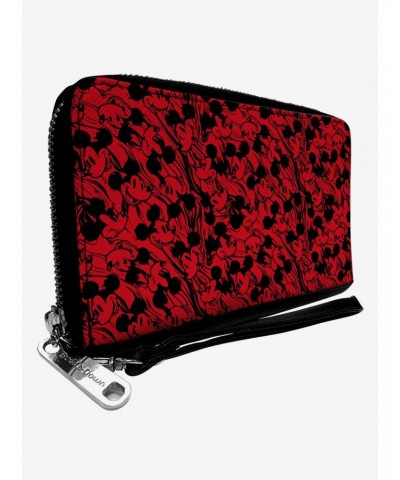 Disney Mickey Mouse Melting Zip Around Wallet $14.36 Wallets