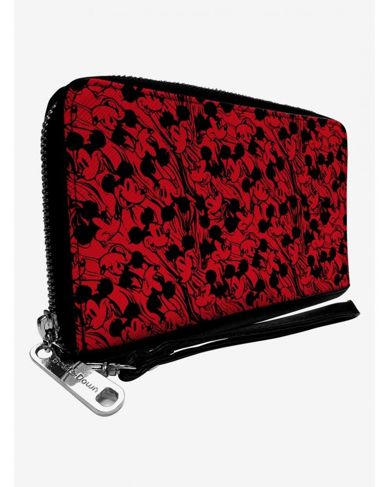 Disney Mickey Mouse Melting Zip Around Wallet $14.36 Wallets