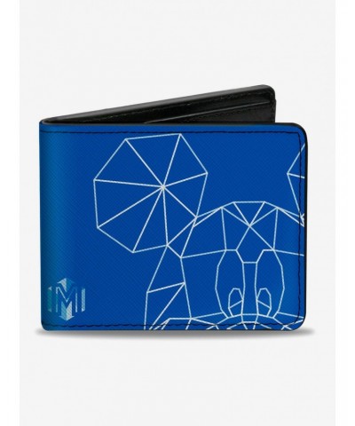 Disney Mickey Mouse Kaleidoscope Blueprint Bifold Wallet $9.41 Wallets