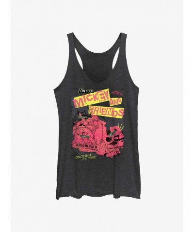 Disney Mickey Mouse Punk Rock Mickey Tour Girls Tank $8.08 Tanks