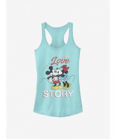 Disney Mickey Mouse True Love Story Girls Tank $7.97 Tanks