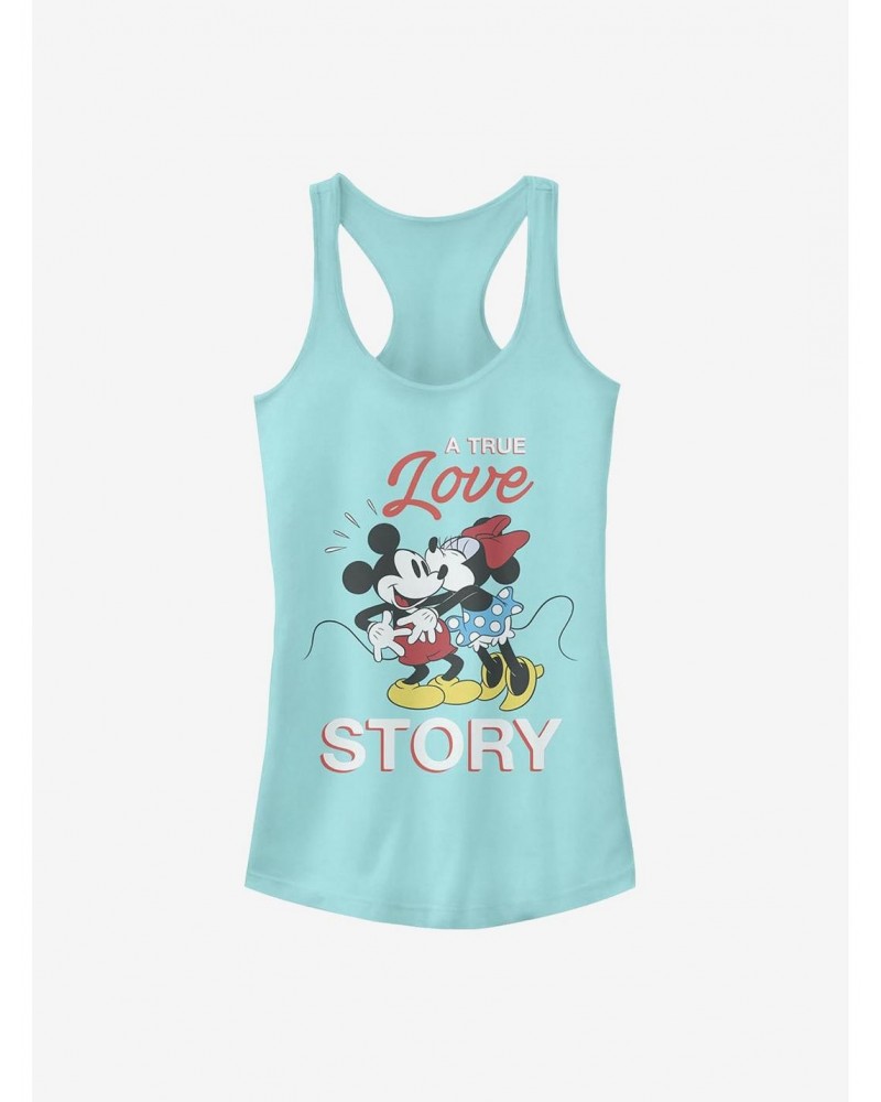 Disney Mickey Mouse True Love Story Girls Tank $7.97 Tanks