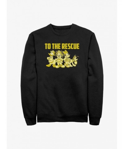 Disney Mickey Mouse Thanks Firefighters Sweatshirt $12.69 Sweatshirts