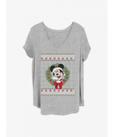 Disney Mickey Mouse Mickey Sweater Girls T-Shirt Plus Size $9.71 T-Shirts