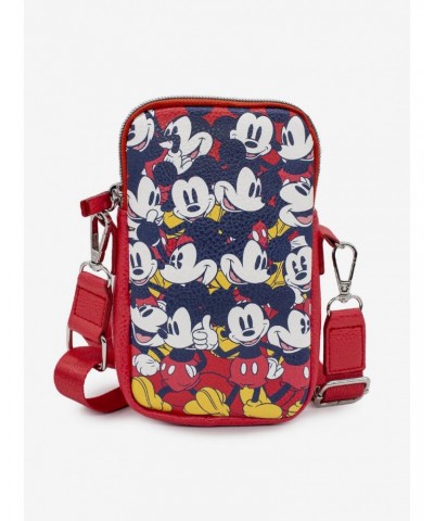 Disney Mickey Mouse Poses Stacked Phone Bag Holder Wallet $16.91 Wallets