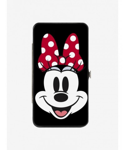 Disney100 Mickey and Minnie Mouse Happy Faces Hinged Wallet $9.21 Wallets