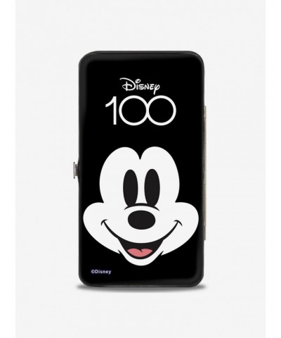 Disney100 Mickey and Minnie Mouse Happy Faces Hinged Wallet $9.21 Wallets