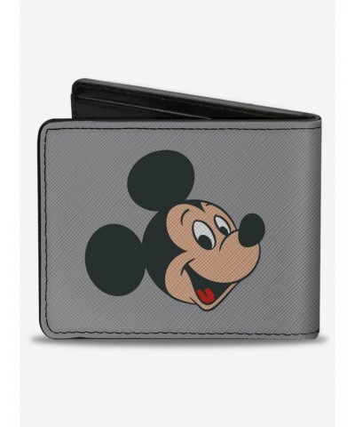 Disney100 Mickey Mouse Club Pose and Face Bifold Wallet $8.10 Wallets