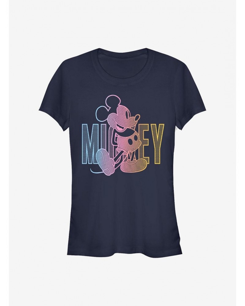 Disney Mickey Mouse Gradient Mickey Girls T-Shirt $8.37 T-Shirts