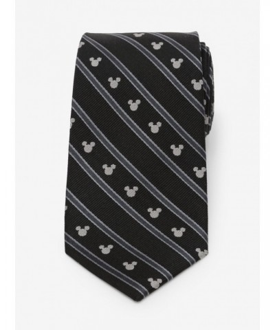 Disney Mickey Mouse Stripe Black Tie $19.17 Ties