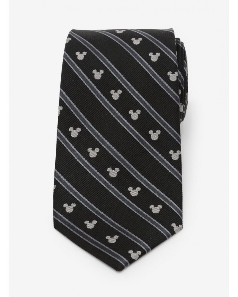 Disney Mickey Mouse Stripe Black Tie $19.17 Ties