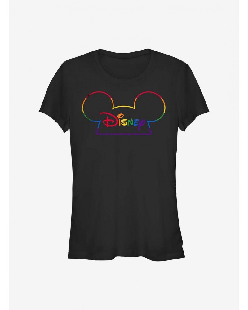 Disney Mickey Mouse Rainbow Pride Mouse Ears T-Shirt $8.57 T-Shirts