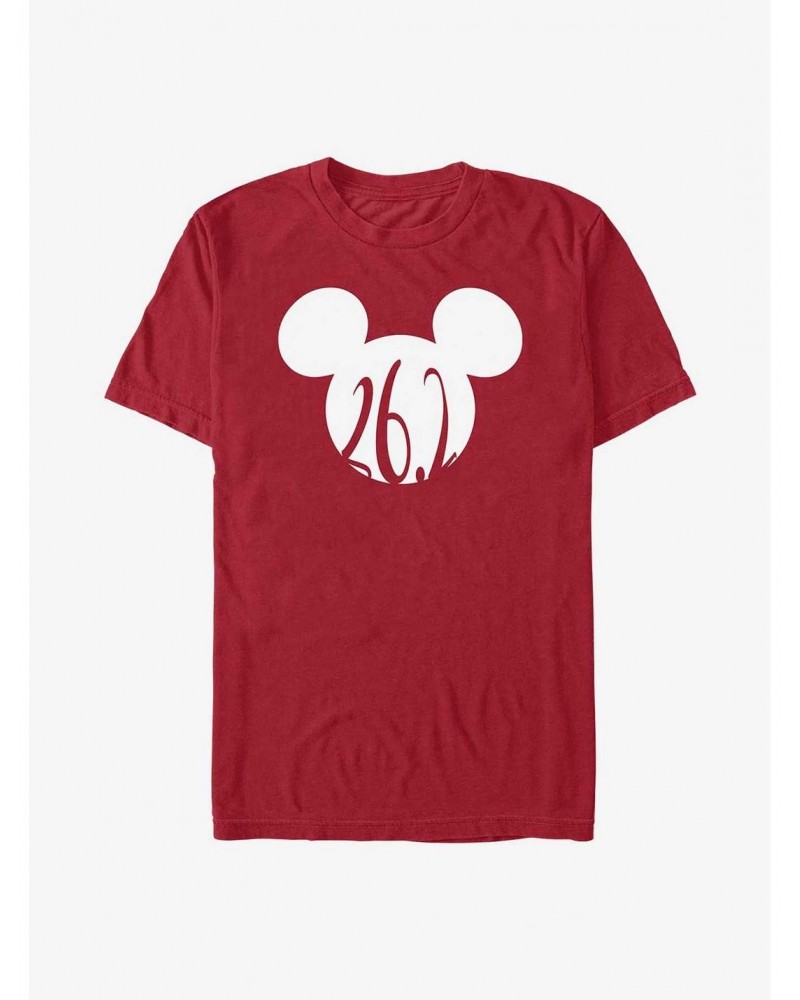 Disney Mickey Mouse 26.2 Marathon Ears T-Shirt $8.60 T-Shirts