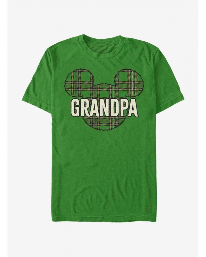 Disney Mickey Mouse Grandpa Holiday Patch T-Shirt $9.56 T-Shirts