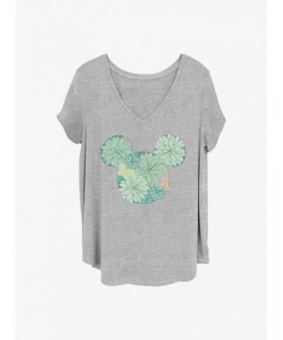 Disney Mickey Mouse Succulents Girls T-Shirt Plus Size $7.17 T-Shirts