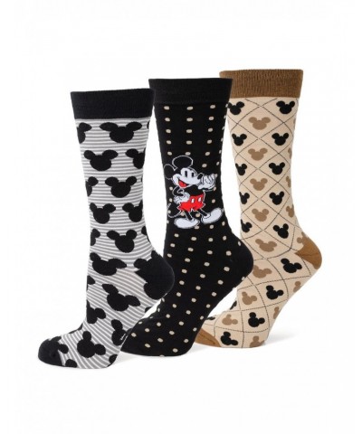 Disney Mickey Mouse Patterned 3-Pair Socks $25.25 Socks