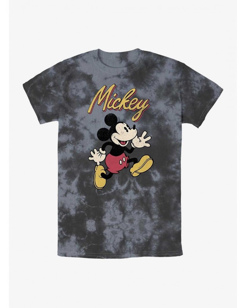 Disney Mickey Mouse Vintage Mickey Tie-Dye T-Shirt $9.32 T-Shirts