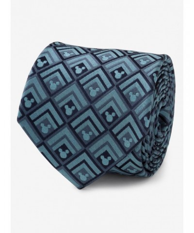 Disney Mickey Mouse Mickey Diamond Teal Tie $21.56 Ties