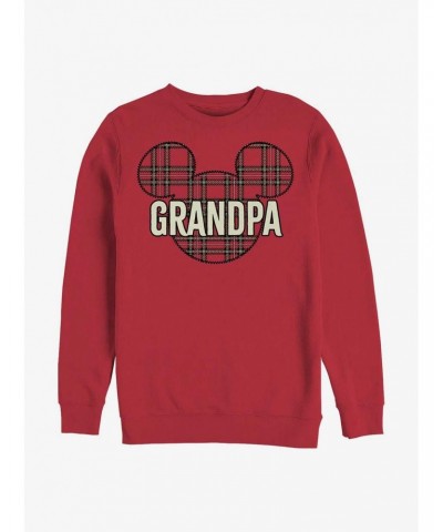 Disney Mickey Mouse Grandpa Holiday Patch Sweatshirt $10.33 Sweatshirts