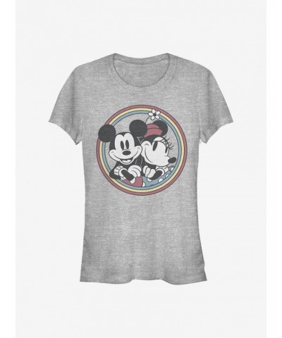 Disney Mickey Mouse Retro Mickey Minnie Girls T-Shirt $9.36 T-Shirts