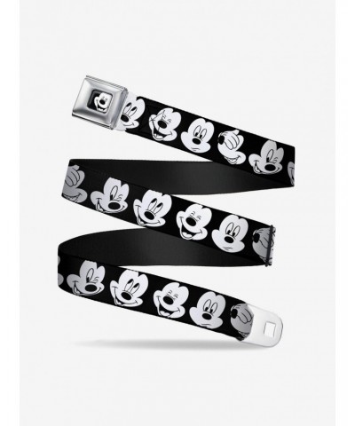 Disney Mickey Mouse Expressions Close Up Seatbelt Belt $10.96 Belts